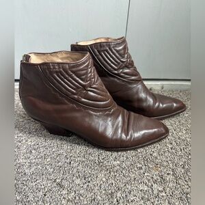 Vintage Franco Sarto Quilted Boots